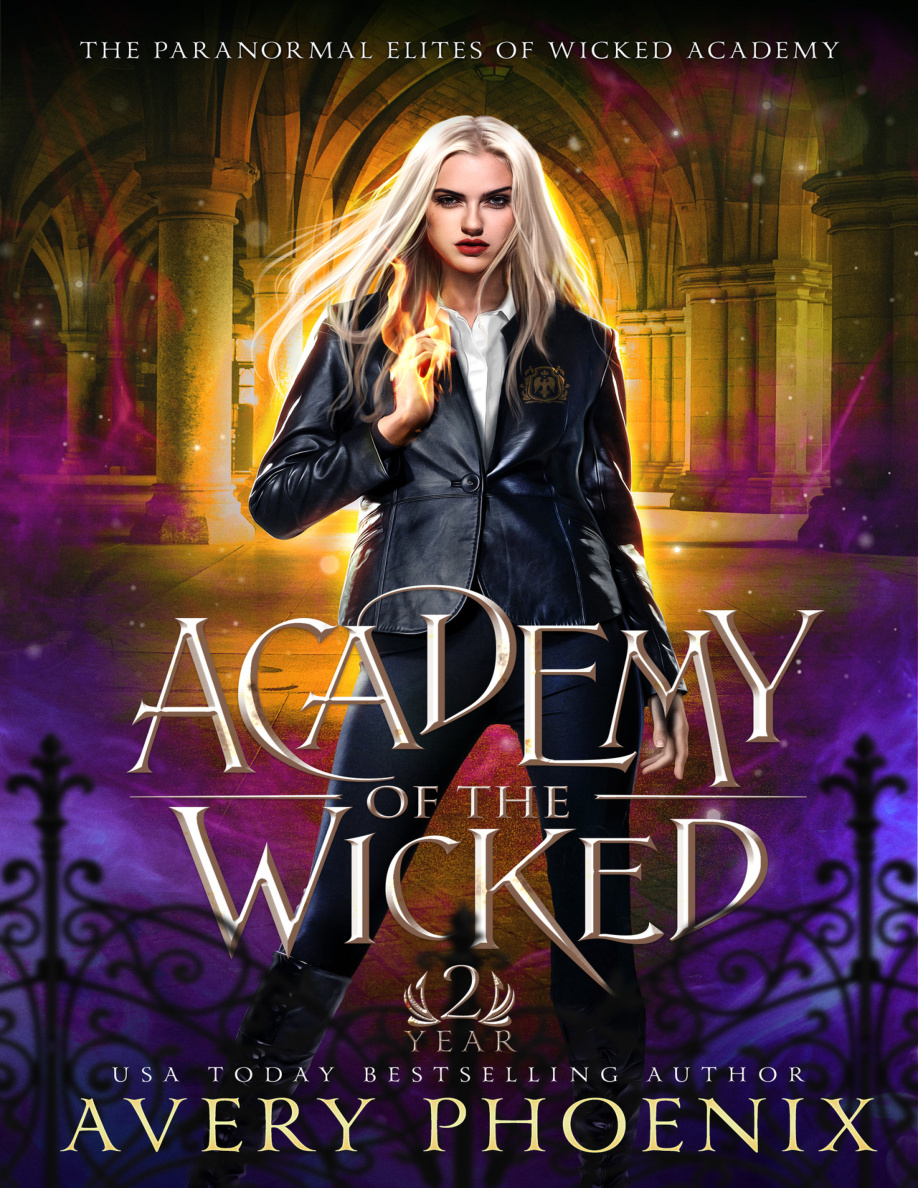 Academy of the wicked Year 2 Avery phoenix Kitap Kapağı