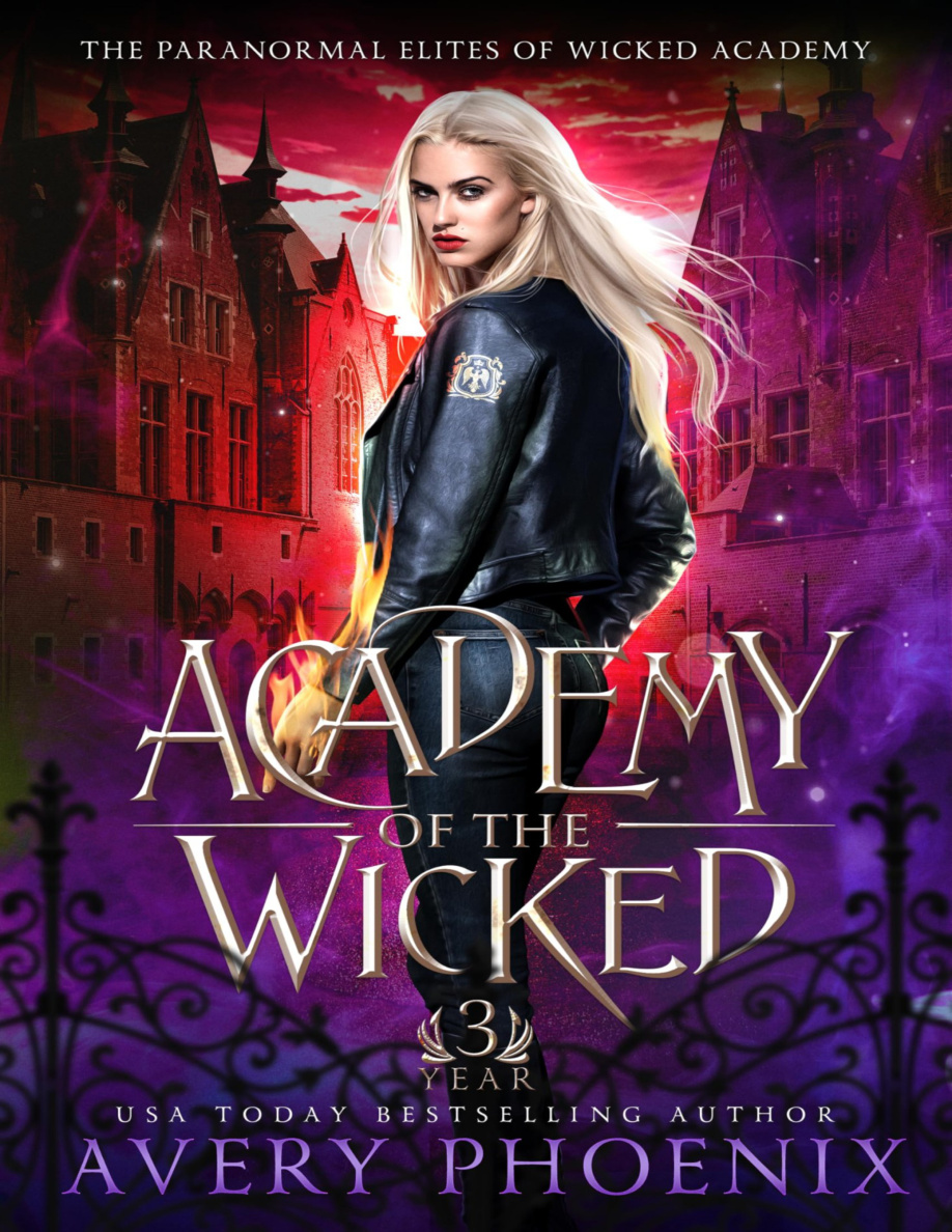 Academy of the wicked year 3 Avery phoenix Kitap Kapağı