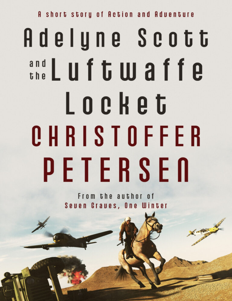 Adelyne Scott and the Luftwaffe Locket Christoffer Petersen Kitap Kapağı