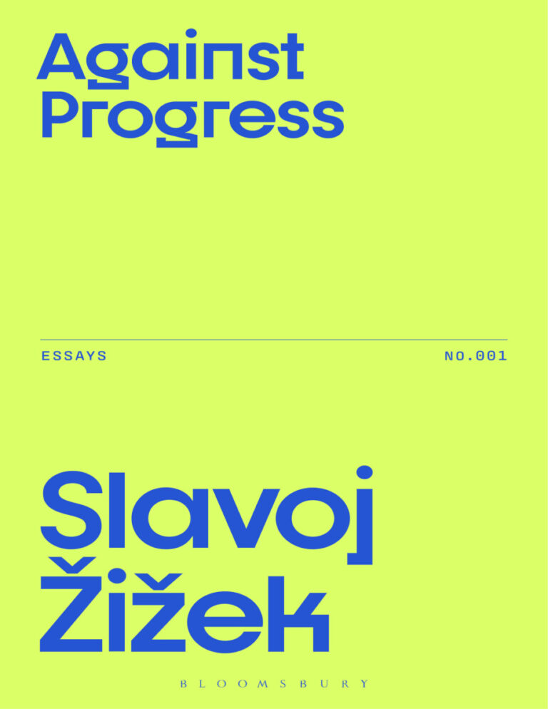 Against Progress Slavoj Zizek Kitap Kapağı