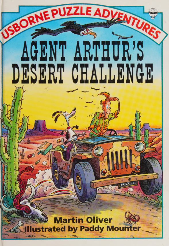 Agent Arthurs desert challenge Martin Oliver Kitap Kapağı