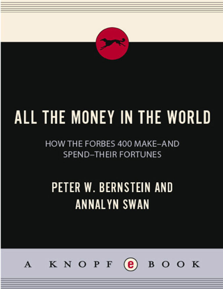 All The Money In the World Peter Bernstein Kitap Kapağı