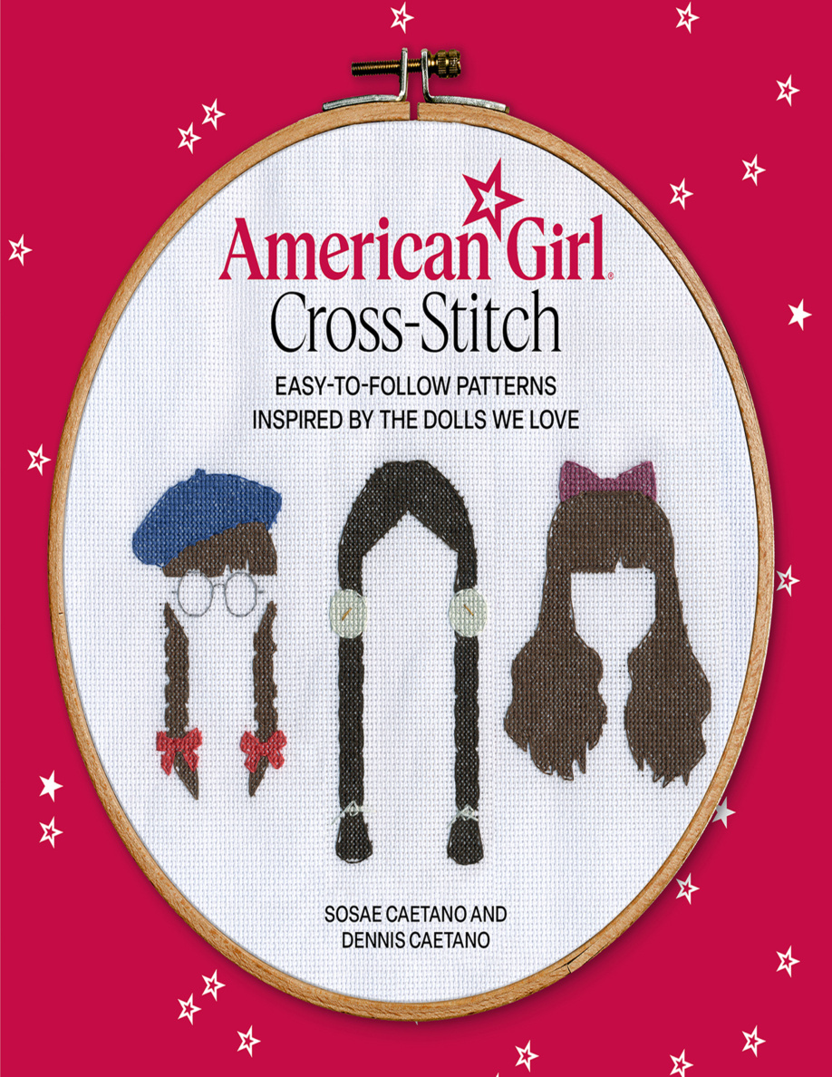 American Girl Cross Stitch Sosae Caetano Dennis Caetano Kitap Kapağı