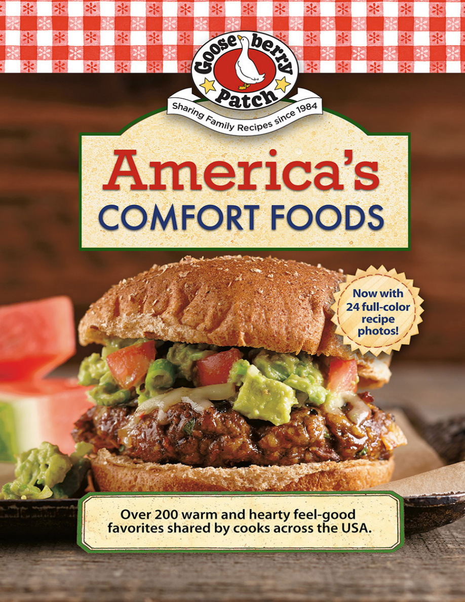 Americas Comfort Foods 2026 Gooseberry Patch Kitap Kapağı