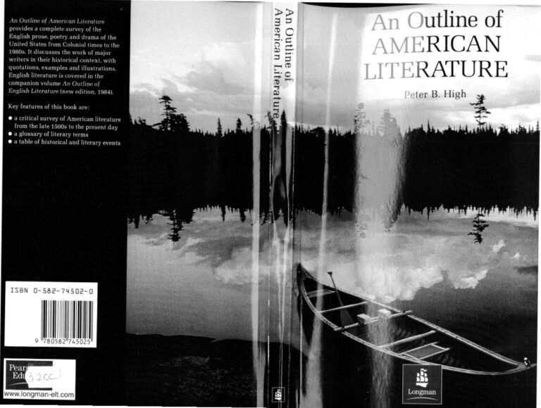 An Outline of American Literature Peter B High Kitap Kapağı