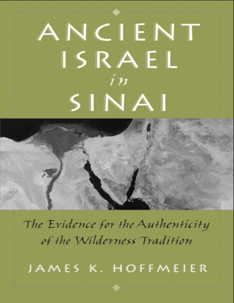 Ancient Israel in Sinai James K Hoffmeier Kitap Kapağı