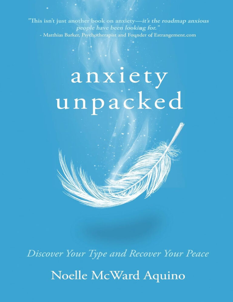 Anxiety Unpacked Noelle McWard Aquino Kitap Kapağı