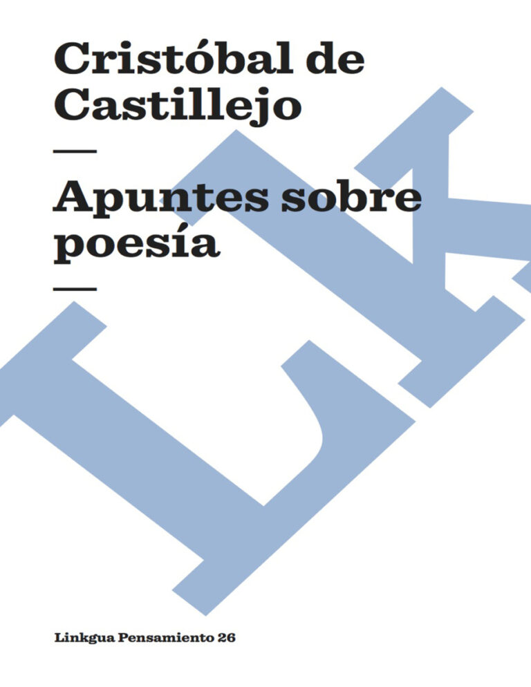 Apuntes sobre poesia Spanish Edition Cristobal de Castillejo Kitap Kapağı
