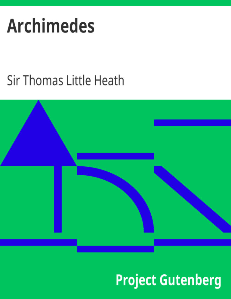 Archimedes Thomas Little Heath Kitap Kapağı