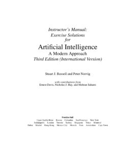 Artificial Intelligence A Modern Kitap Kapağı