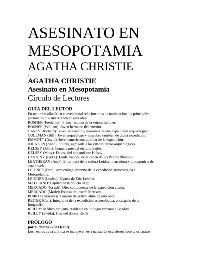 Asesinato En Mesopotamia Spanish Edition Christie Agatha Kitap Kapağı