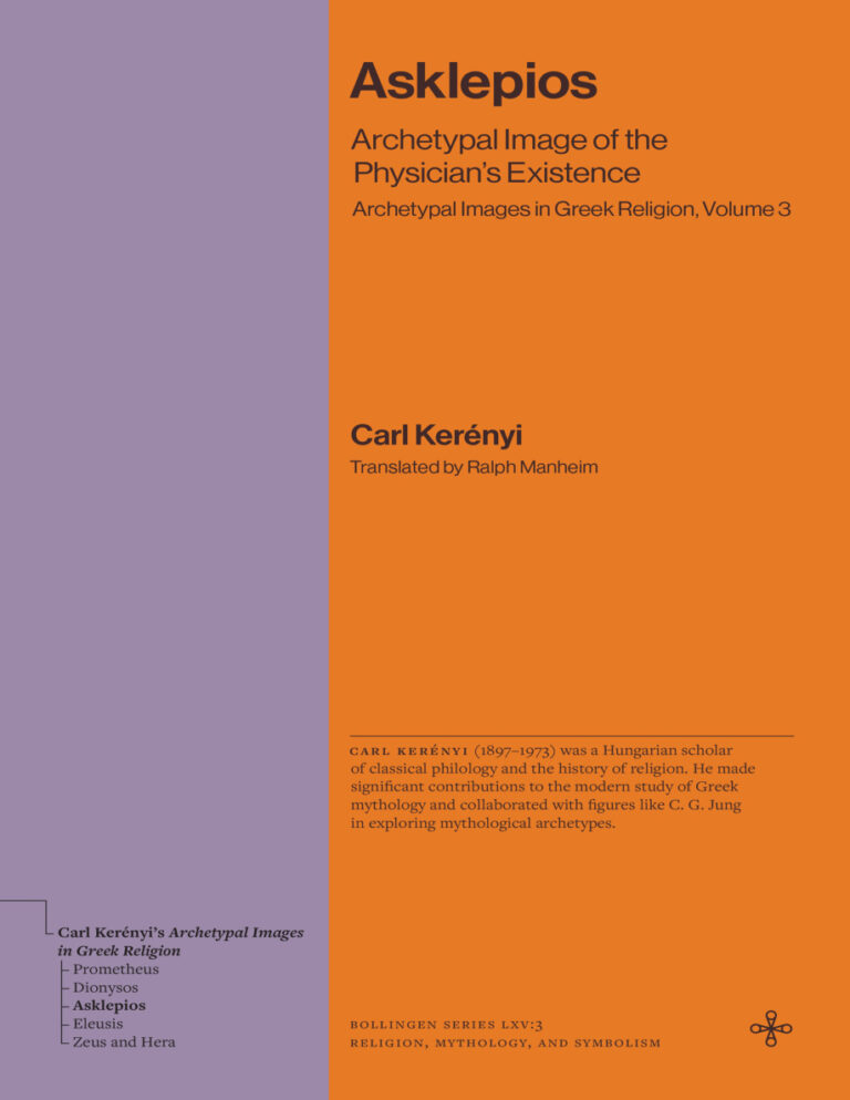 Asklepios Carl Kerenyi Kitap Kapağı