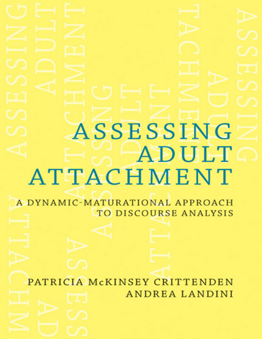 Assessing Adult Attachment Andrea Landini Kitap Kapağı