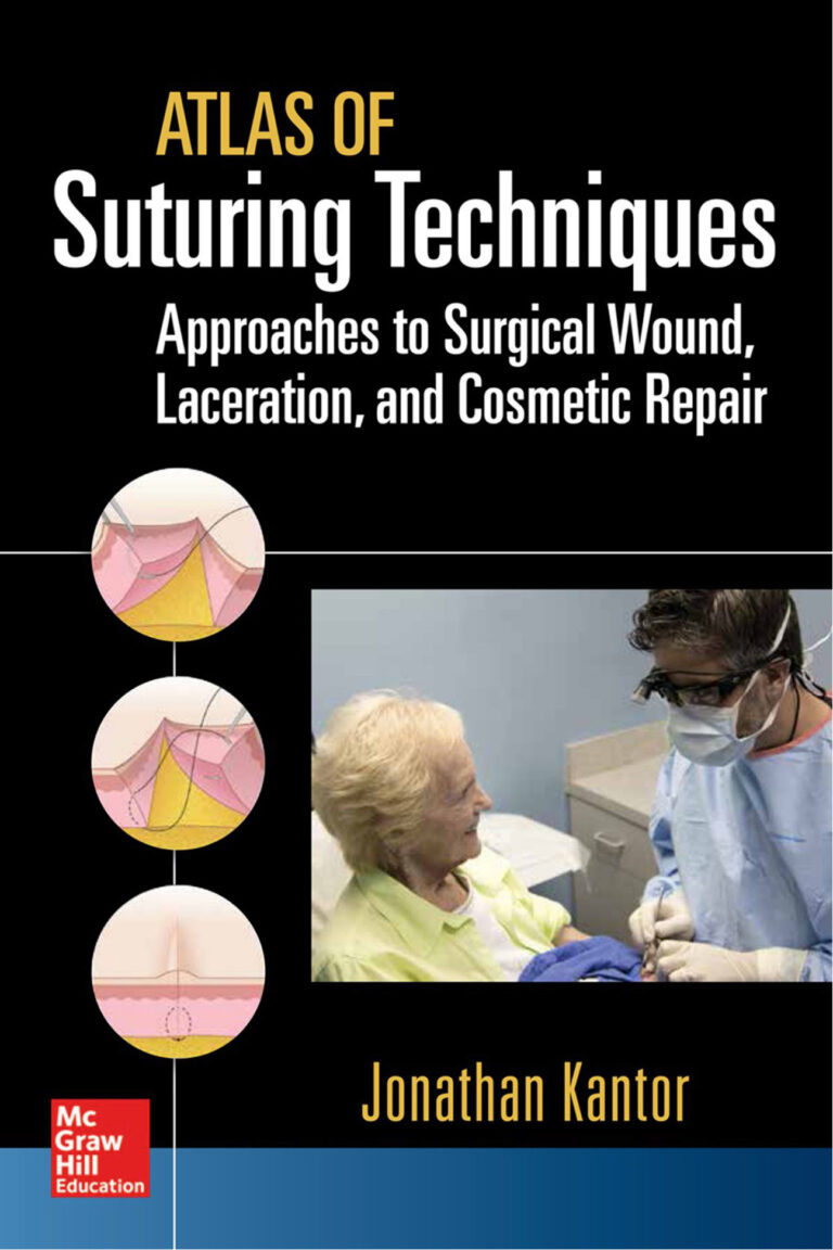 Atlas of Suturing Techniques Approaches to Surgical Wound, Laceration Kitap Kapağı