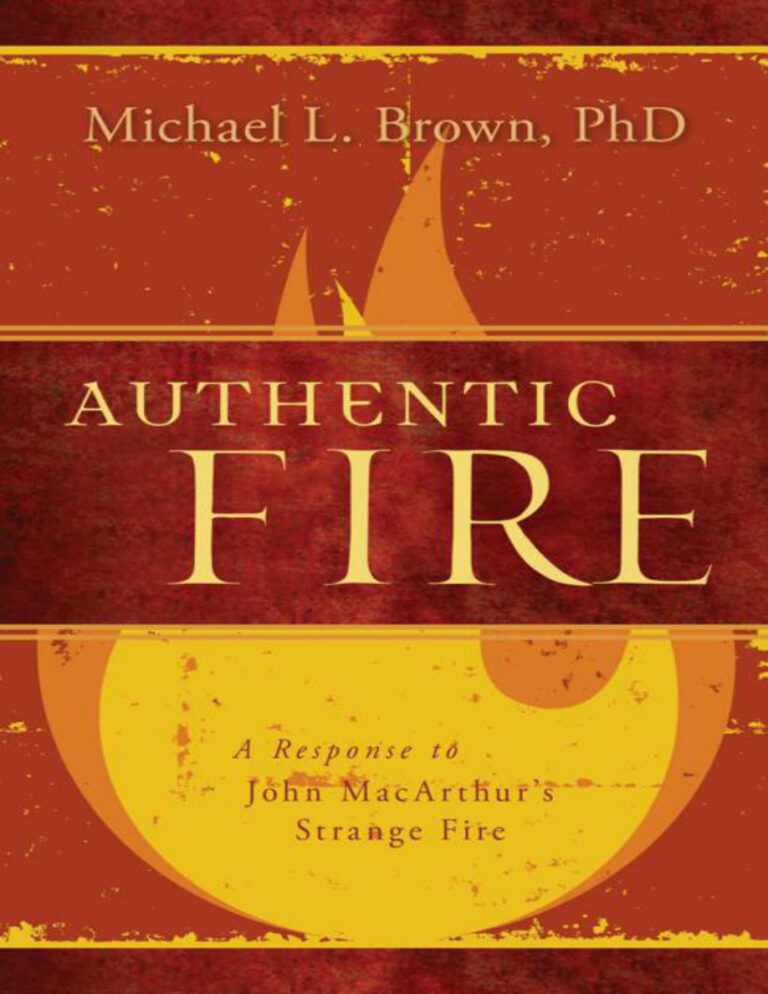 Authentic Fire Michael Brown Kitap Kapağı
