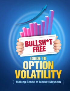BULLSHT FREE GUIDE TO OPTION VOLATILITY Making Sen Kitap Kapağı