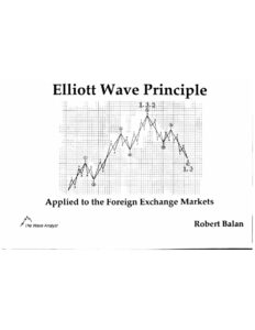 Balan , Robert Elliott Wave Principle Forex Kitap Kapağı