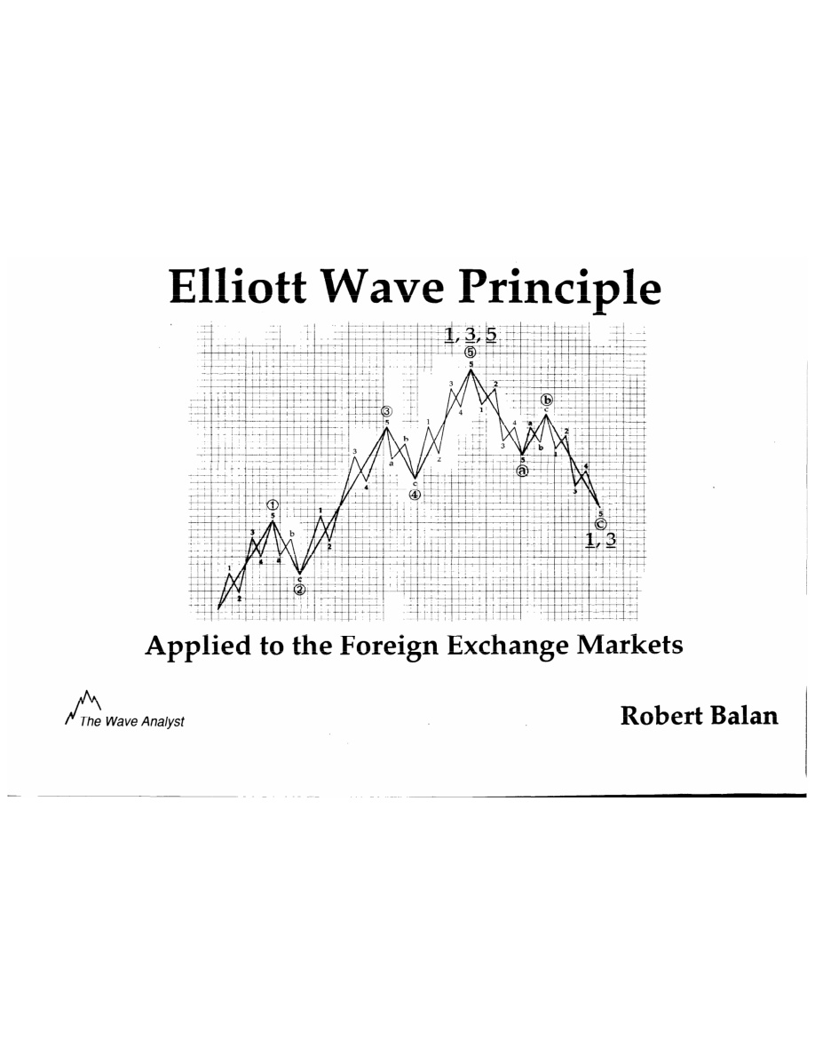Elliott Wave Principle: Forex PDF Download