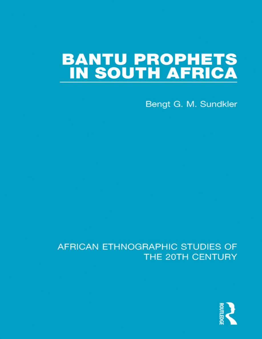 Bantu Prophets in South Africa PDF Download
