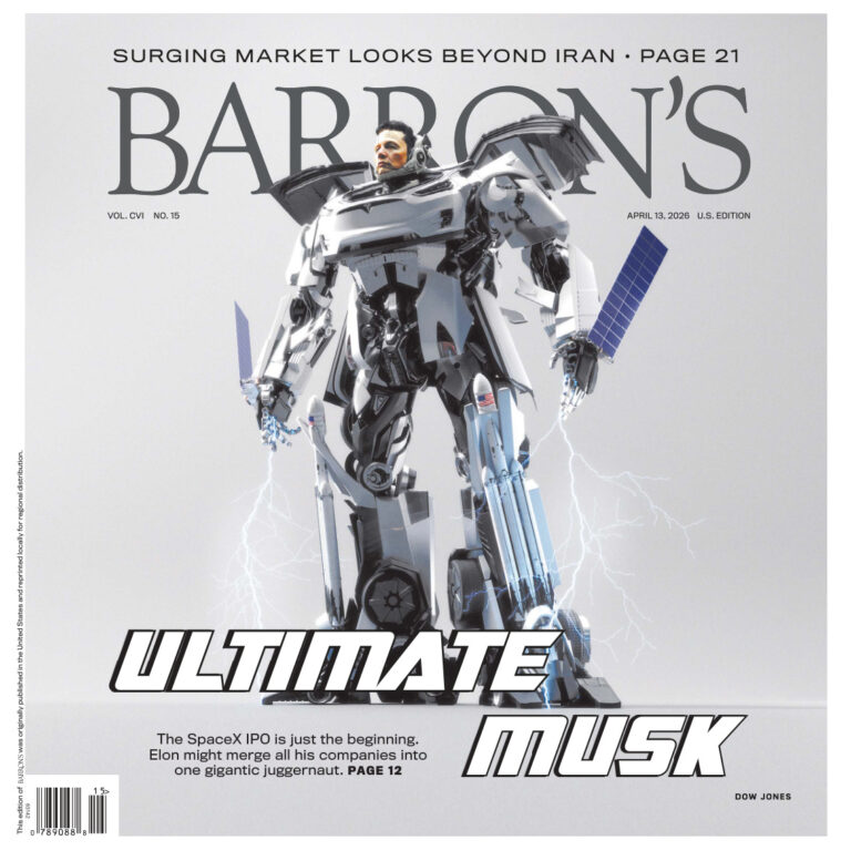 Barrons Magazine April 13 2026 Barrons Magazine Kitap Kapağı