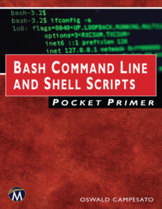 Bash Command Line and Shell Scripts Pocket Primer Oswald Campesato Kitap Kapağı