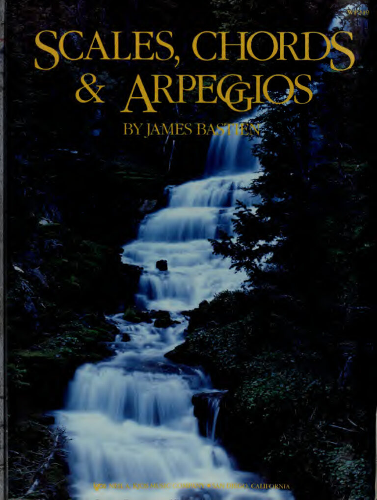 Bastien Scales Chords and Arpeggios James bastien Kitap Kapağı
