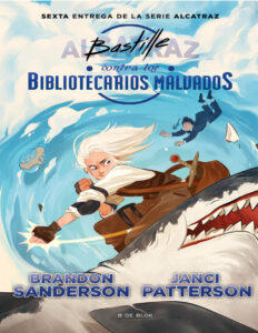 Bastille contra los bibliotecarios malvados Spanish Edition Brandon Sanderson Kitap Kapağı