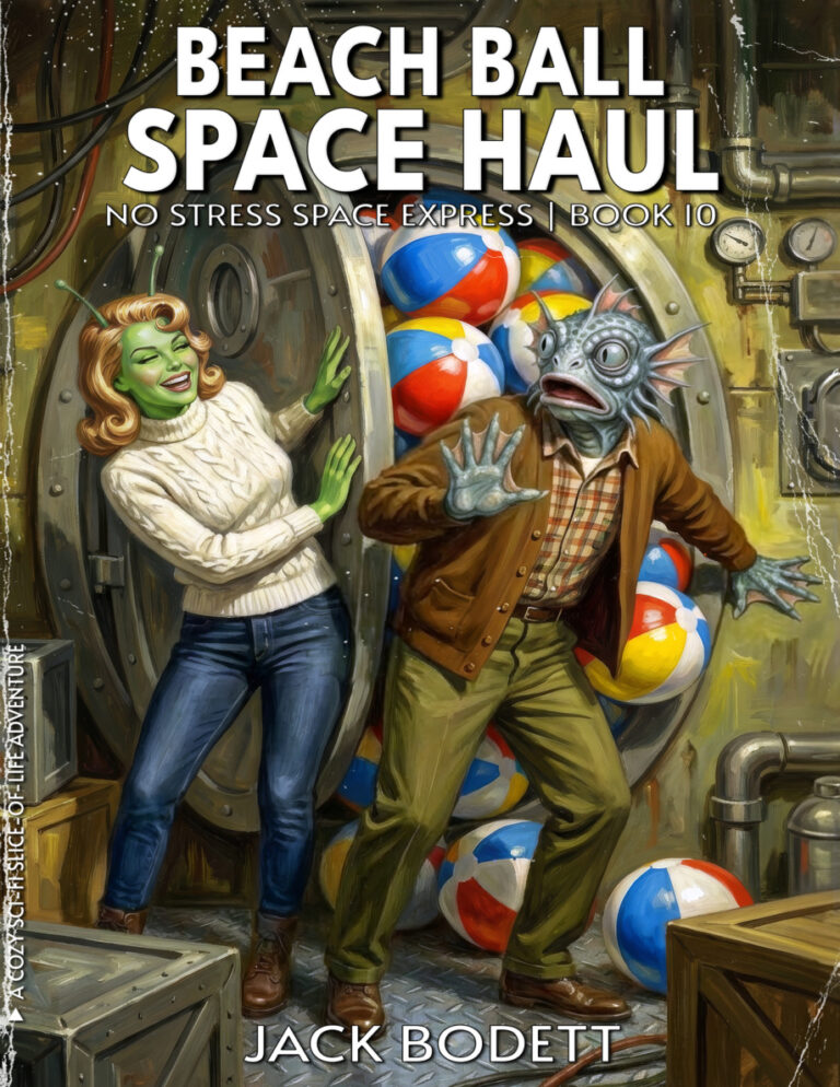 Beach Ball Space Haul Jack Bodett Kitap Kapağı