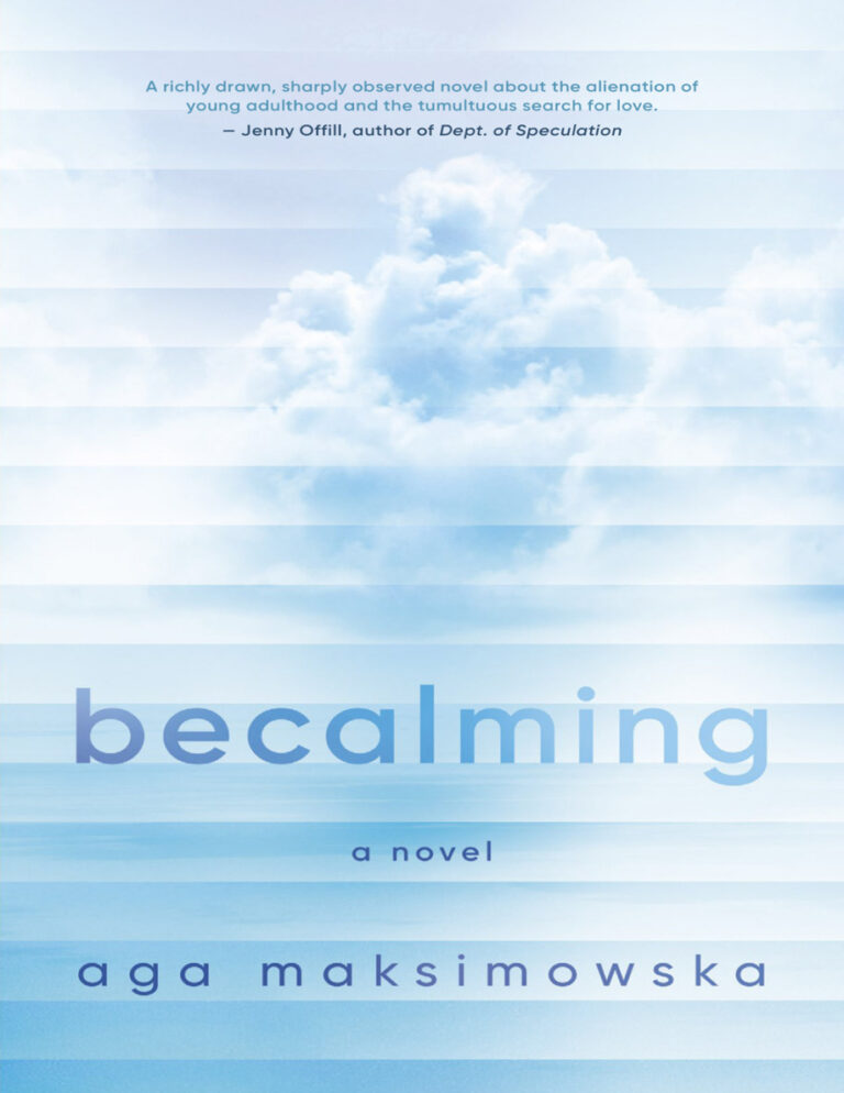 Becalming Aga Maksimowska Kitap Kapağı