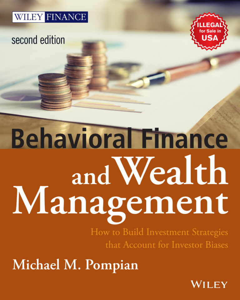Behavioral Finance and Wealth Management Michael M Pompian Kitap Kapağı