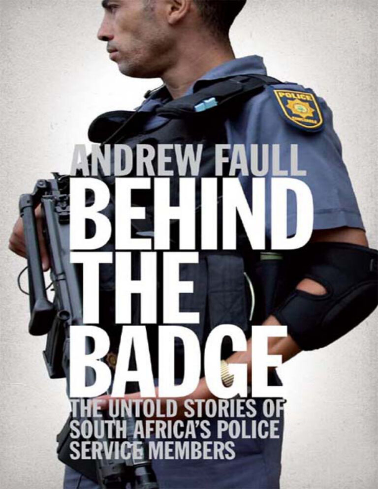 Behind the Badge Andrew Faull Kitap Kapağı