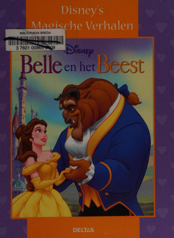Belle en het beest Dutch Edition Disney Kitap Kapağı