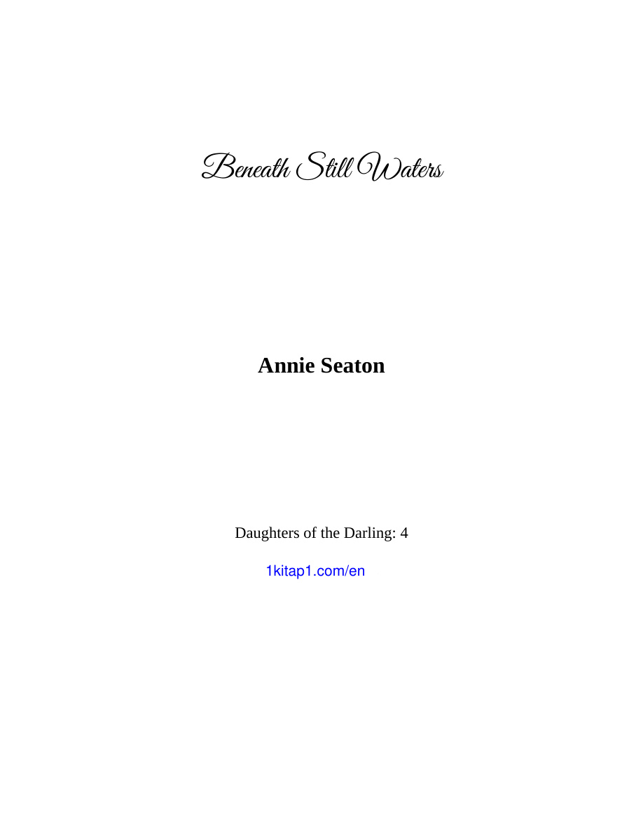 Beneath Still Waters Annie Seaton Kitap Kapağı