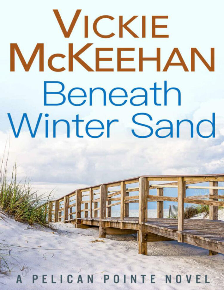 Beneath Winter Sand Vickie McKeehan Kitap Kapağı
