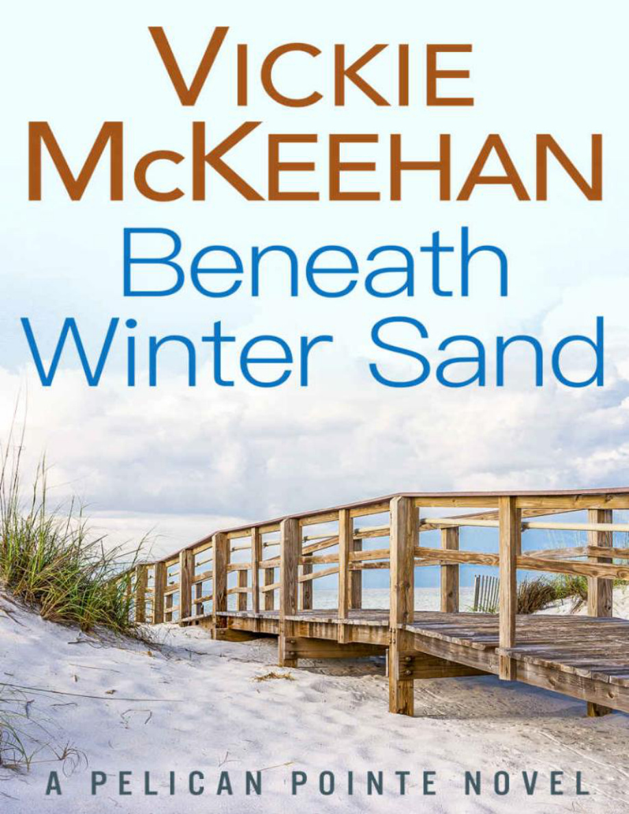 Beneath Winter Sand Vickie McKeehan Kitap Kapağı