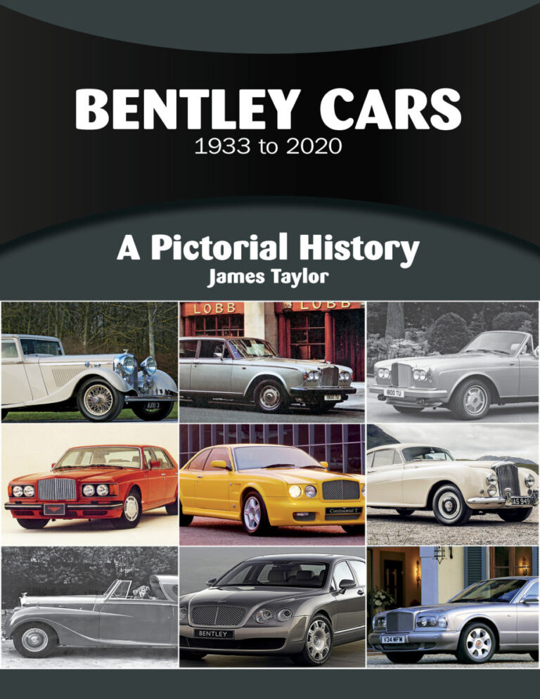 Bentley Cars 1933 to 2020 James Taylor Kitap Kapağı