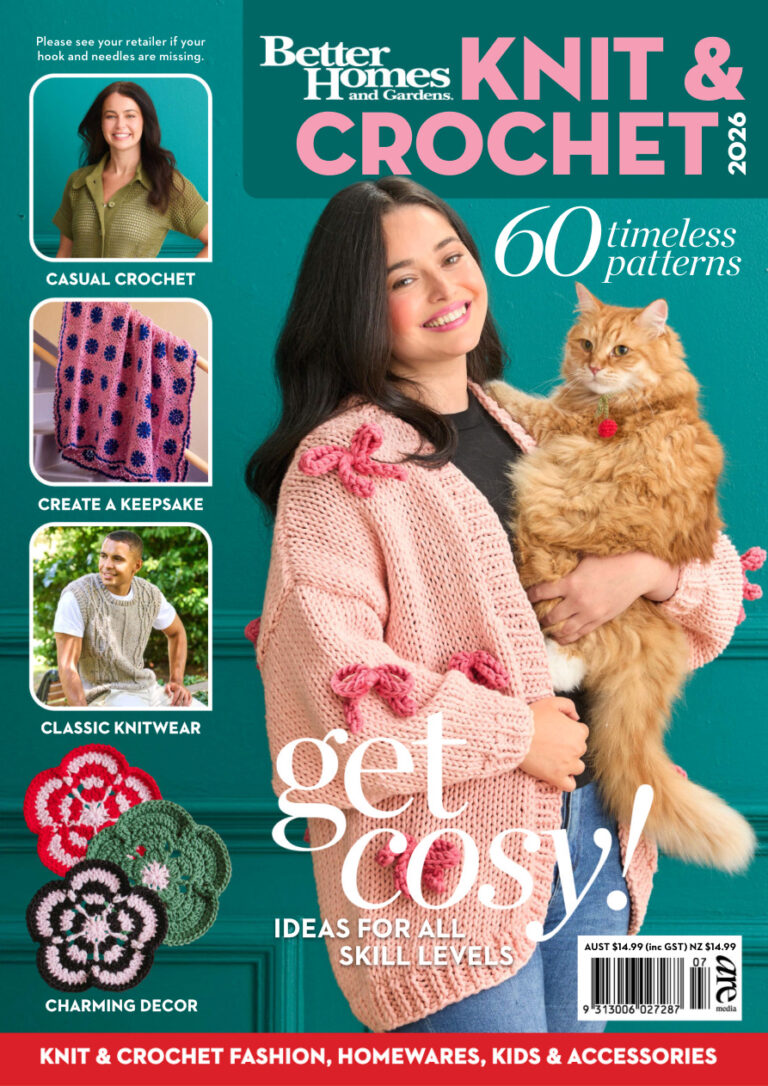 Better Homes n Gardens Australia Specials Knit n Crochet 2026 Better Homes n Gardens Australia Specials Kitap Kapağı