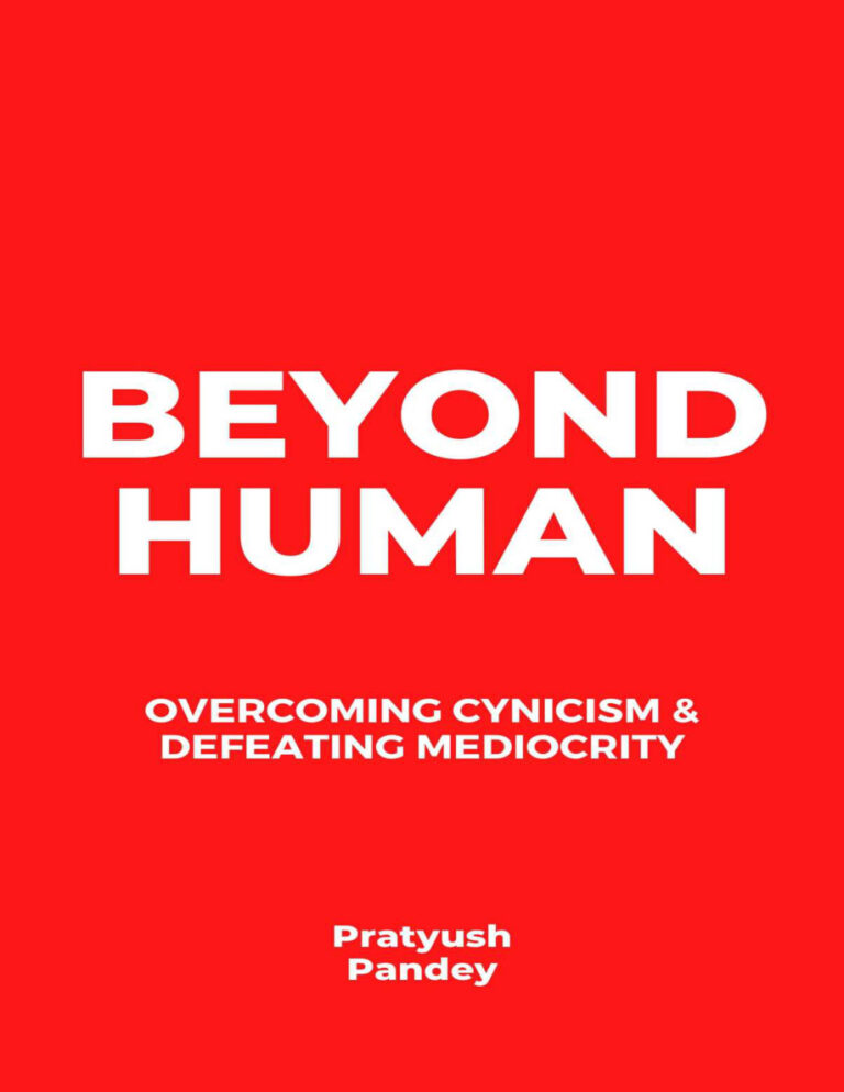 Beyond Human Pratyush pandey Kitap Kapağı
