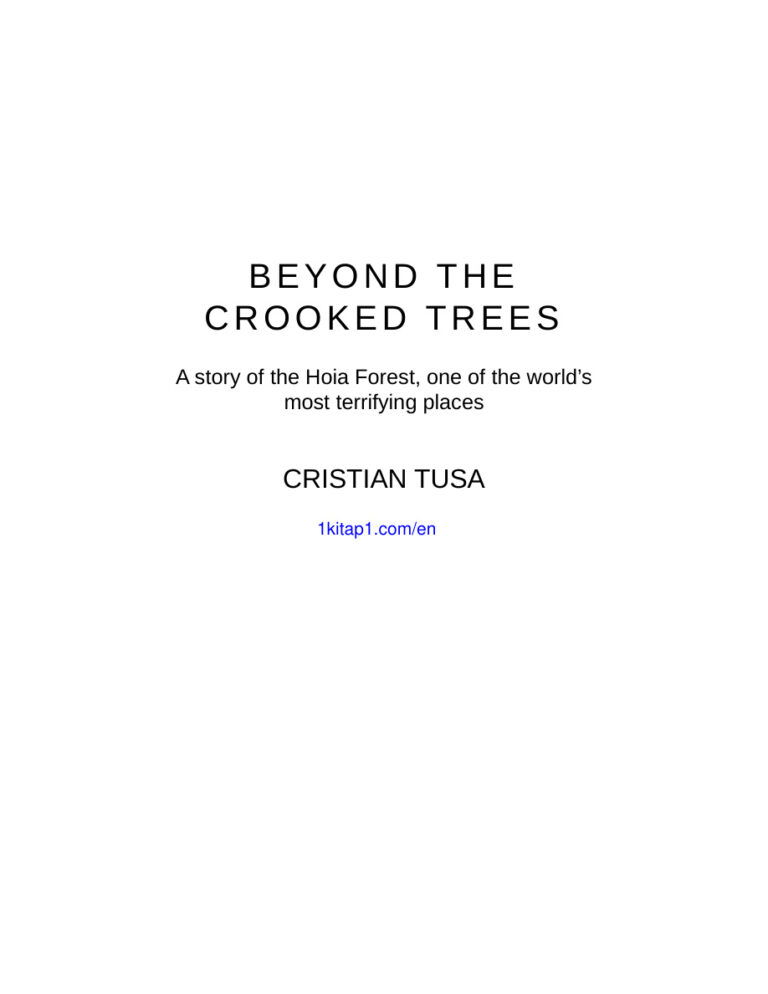 Beyond the Crooked Trees Cristian Tusa Kitap Kapağı