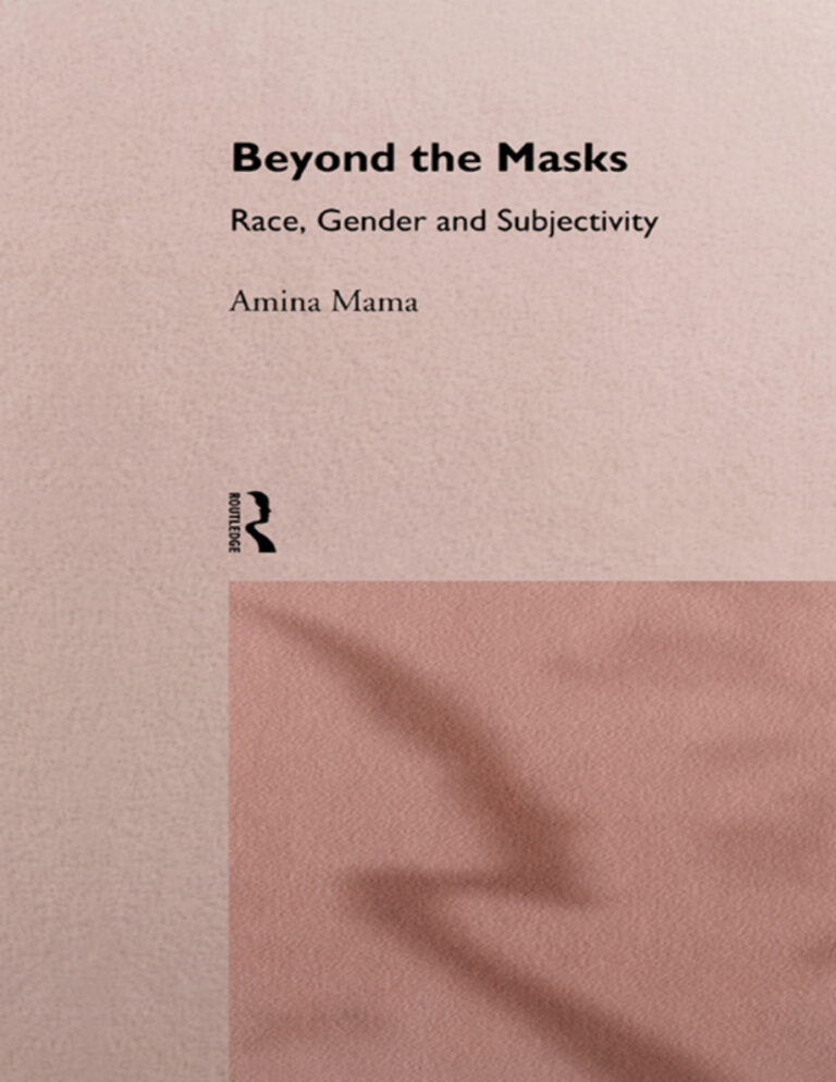 Beyond the Masks Race Gender and Subjectivity Amina Mama Kitap Kapağı