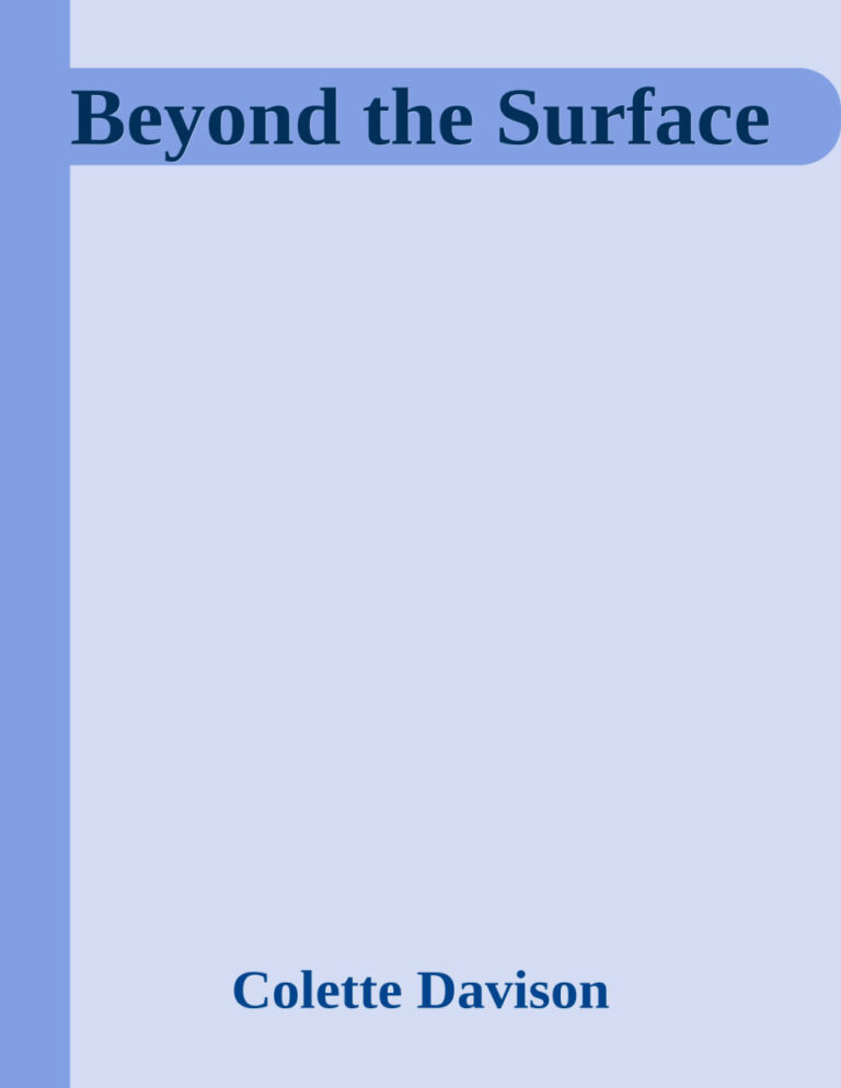 Beyond the surface Colette Davison Kitap Kapağı