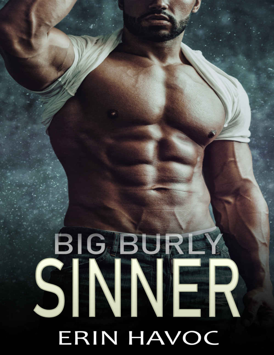 Big Burly sinner Erin Havoc Kitap Kapağı