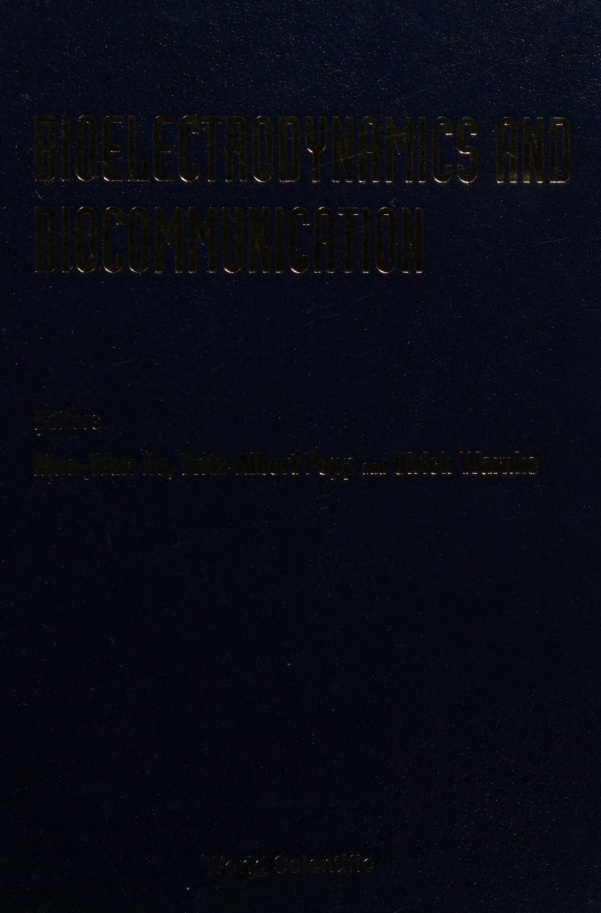 Bioelectrodynamics And Biocommunication Mae Wan Ho Kitap Kapağı