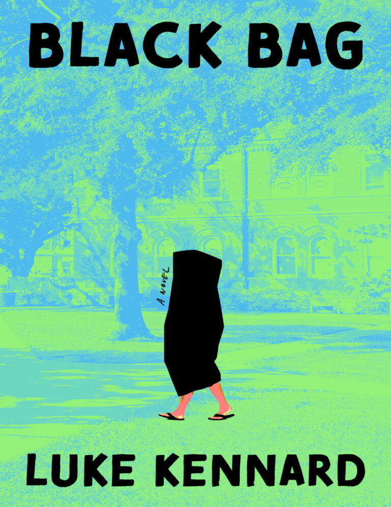 Black Bag Luke Kennard Kitap Kapağı