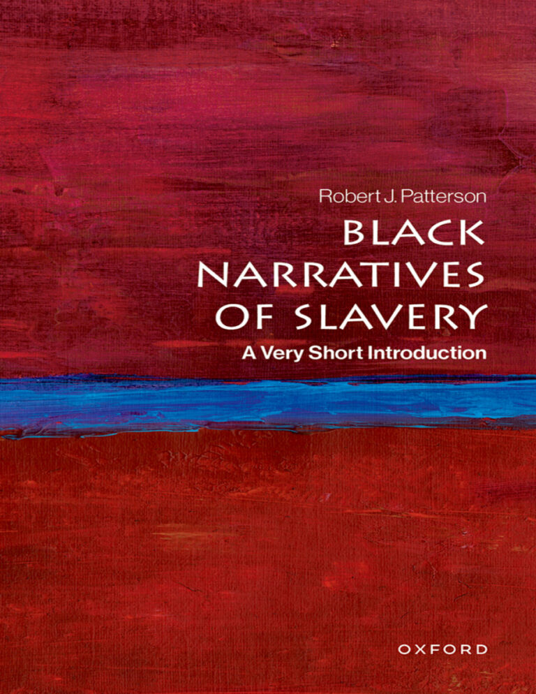 Black Narratives of Slavery Robert J Patterson Kitap Kapağı