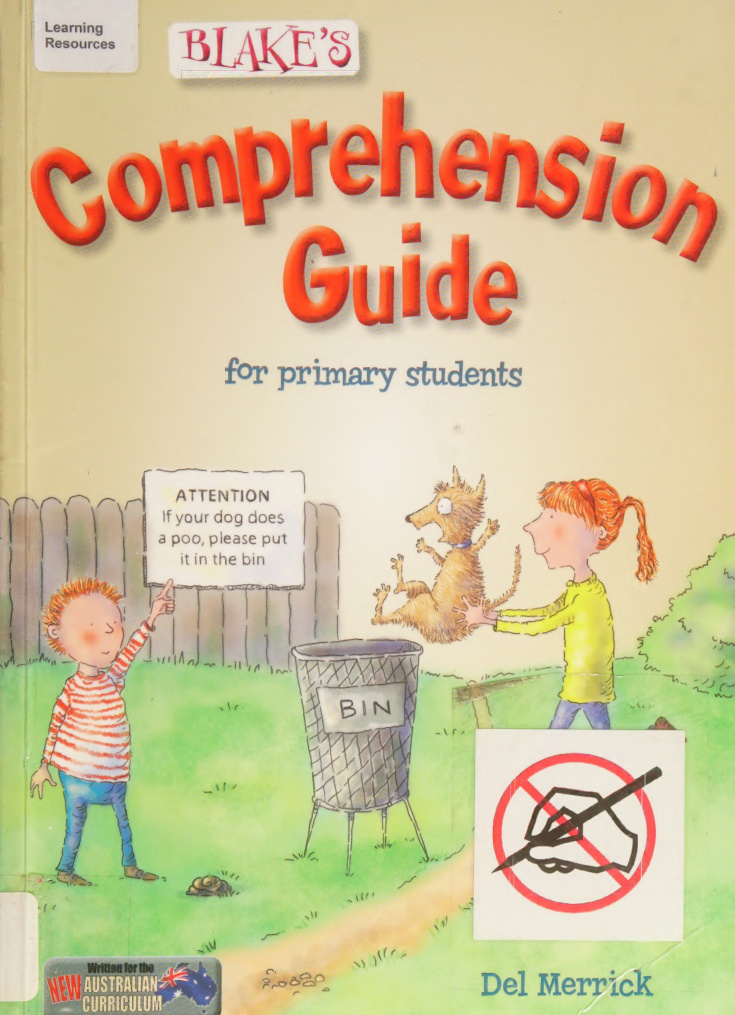 Blakes Comprehension Guide for Primary Students Del Merrick Kitap Kapağı