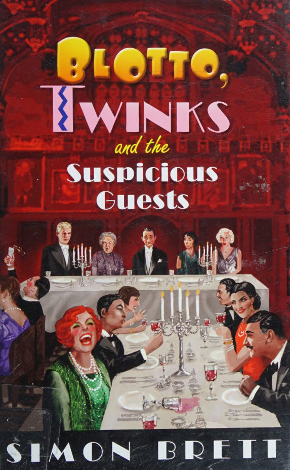 Blotto Twinks and the Suspicious Guests Simon Brett Kitap Kapağı