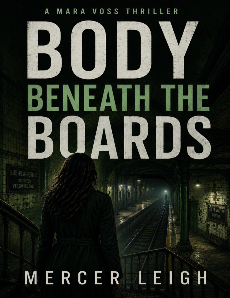 Body Beneath the Boards Mercer Leigh Kitap Kapağı