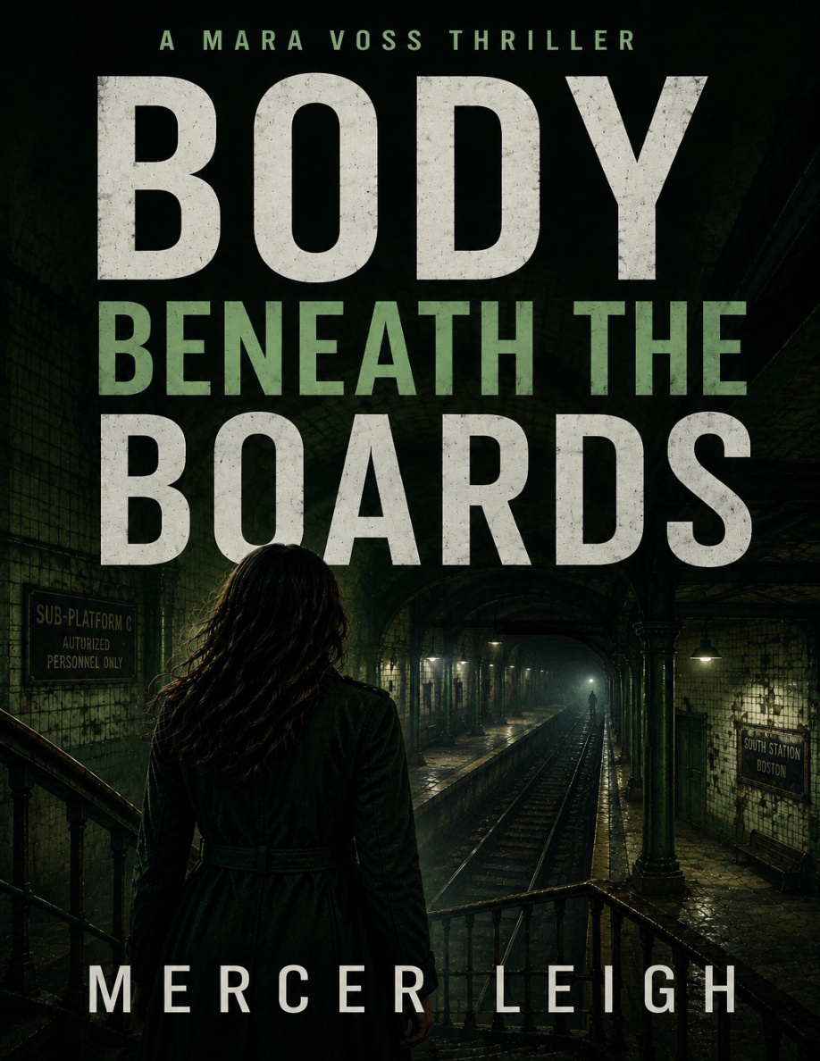 Body Beneath the Boards Mercer Leigh Kitap Kapağı