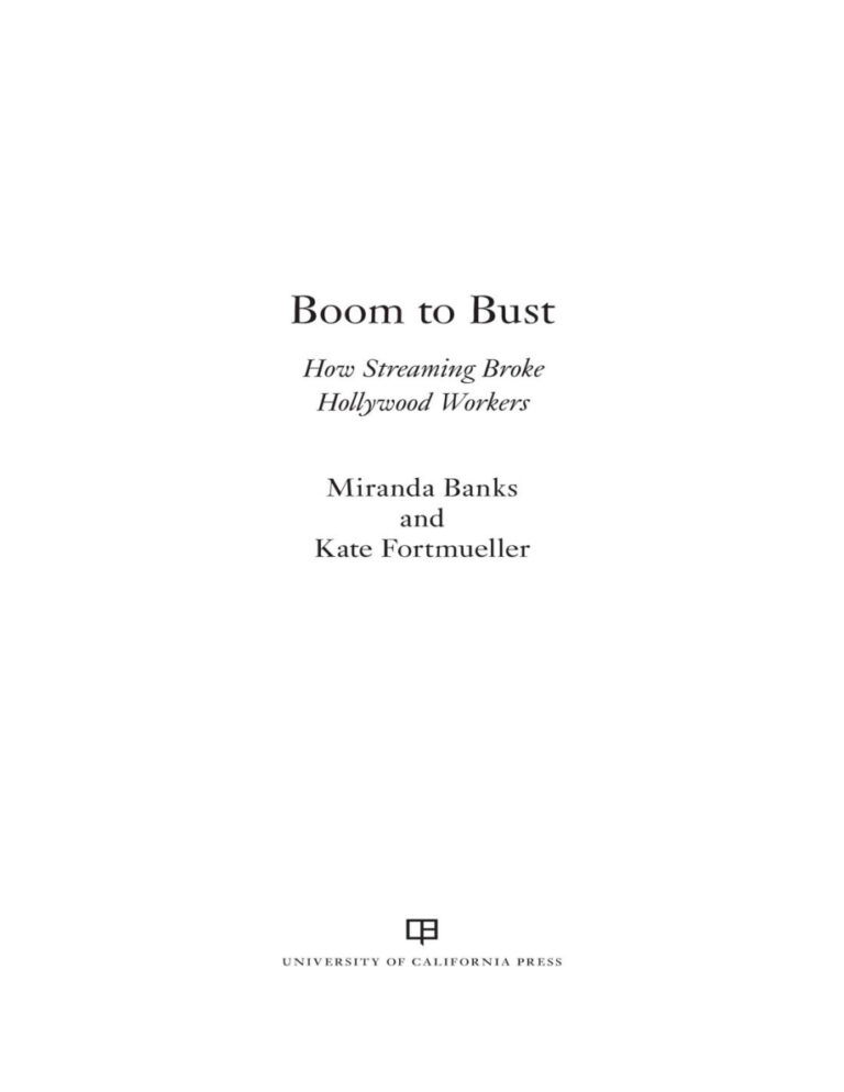 Boom to Bust Miranda Banks Kitap Kapağı